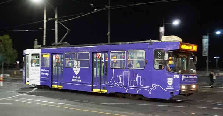 Yarra Trams Class A 290 Bank of Melbourne